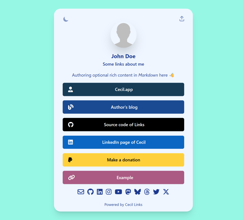 Stay the owner of your links