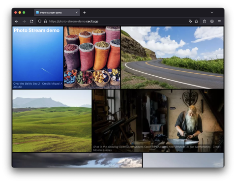 Self hosted photo stream